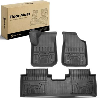 China 3x Front & Rear Black Floor Mats Liners for Buick Envision 2016-2022 for sale