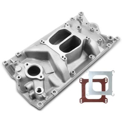 China Small Block Dual Plane Vortec Intake Manifold for Chevy 3.5 350 V8 1996-2002 for sale