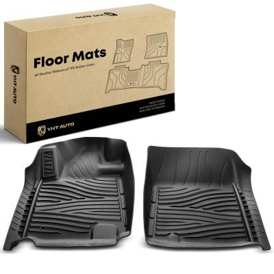 China 2x Front Black Floor Mats Liners for Toyota Tundra 2012-2021 TPE for sale