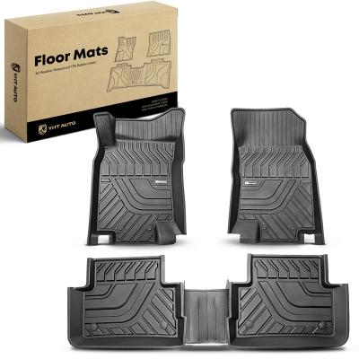 China 3x Front & Rear Black Floor Mats Liners for Nissan Rogue Sport 2017-2020 for sale