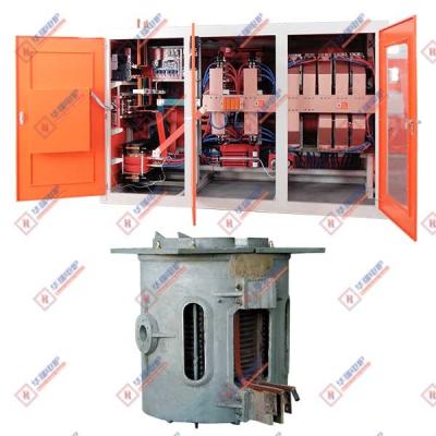 China Thyristor Induction Aluminum Melting Furnace System high efficiency for sale