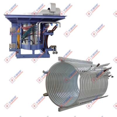 China High Energy Saving Steel Shell Melting Furnace Short Melting Time High Accuracy for sale
