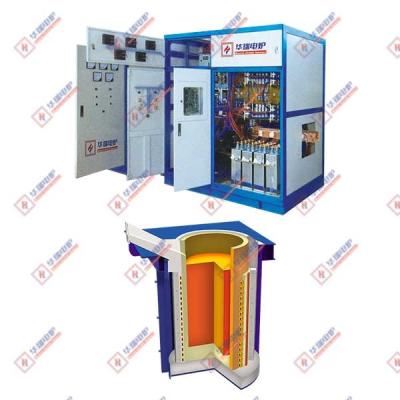 China IGBT Dual Cell Transistor Induction Melting Furnace  Safety Quick Melting Speed for sale