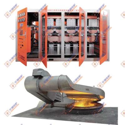 China Medium Frequency  Induction Gold Melting Furnace Low Maintenance High Energy Saving Rate for sale