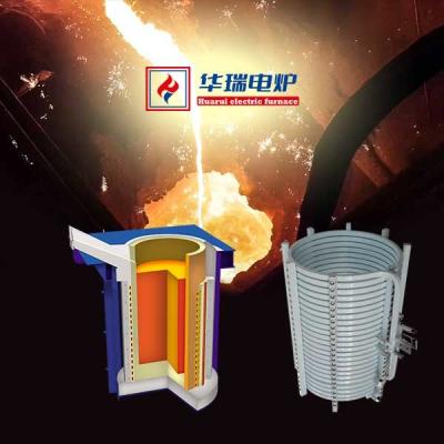China Seguridad Horno de fusión de aluminio con frecuencia media fiable completa en venta