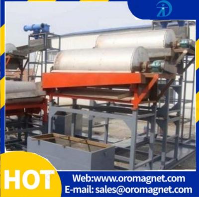 China Permanent Magnetic Drum Separator For Mining In The Dry Process Way With Strong Intensity for sale