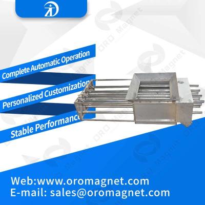 China Professional Cabinet Type Magnetic Separator , Strong Magnetic Rods With Automatic Iron Removal for sale