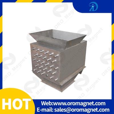 China 304 Stainless Steel Permanent Magnetic Separator Drawer Magnet 6 Layer for sale