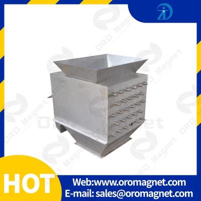 China 25mm 16 Piece Permanent Magnetic Separator Separation Equipment Manual Clean Drawer for sale