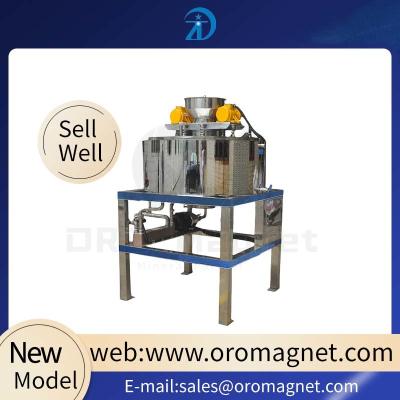 China Magnet Ferrous Impurity Dry Magnetic Mineral Separator 2.5T for sale