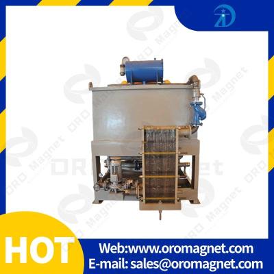 China 50W Wet Magnetic Separator Water / Oil Double Cooling For Iron Elimination Ceramic ore kaolin slurry for sale