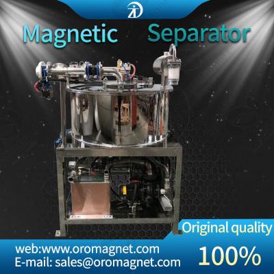 China Separador electromágnetico automático de la máquina magnética de intensidad alta del separador para la sustancia química de cerámica de la mezcla en venta