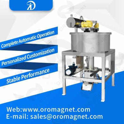 China 40-400 Mesh Feldspar Powder Magnetic Separator Machine Water / Oil Double Cooling quartzsand medicine powder chemical for sale