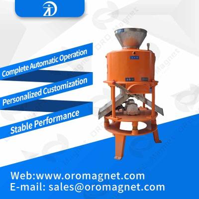 China Powder Form Dry Magnetic Separator In Mining Recycling Ceramic Industry with long service life for sale