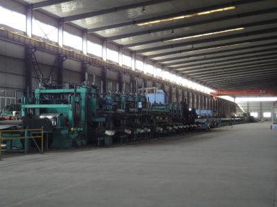China Cold Rolled Steel Strips Tube Making Machine With Online Finish for sale