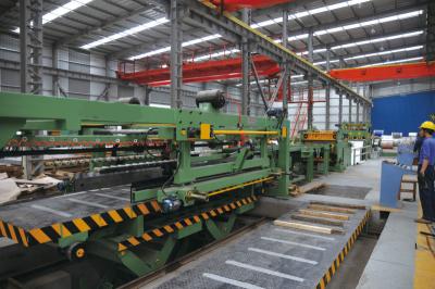 China Shovel Head Cut To Length Line Machine Cold Rolled Steel High Speed for sale