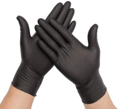 China Customized Disposable Nitrile Exam Gloves Non Powder for sale