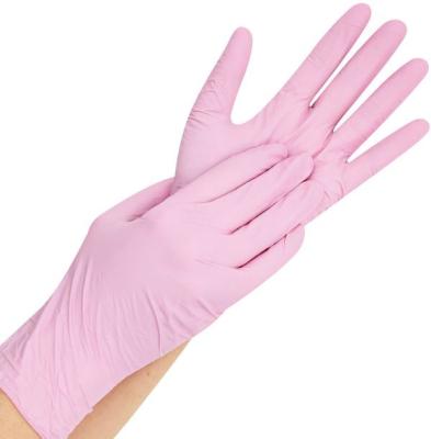 China Disposable Medical Nitrile Gloves 7 Mil Plastic Powder Free for sale