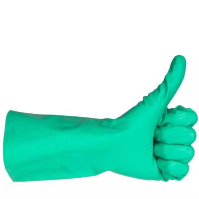 China General Purpose Industrial Nitrile Gloves Dip Flocklined for sale