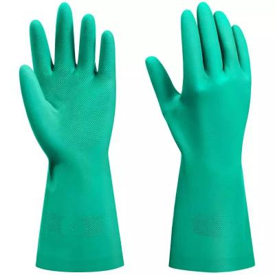 China Automobile Repair Garage Using Chemical Protective Gloves Nitrile Material for sale