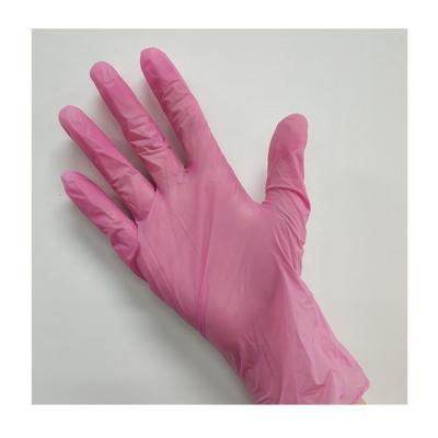 China Pink latex gloves sensicare gloves for sale