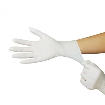 China Latex Free Powder Free Nitrile Exam Gloves 230mm 270mm Length for sale