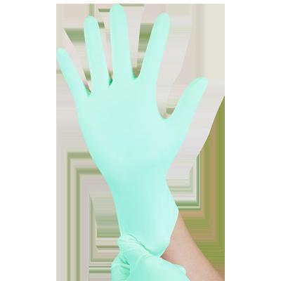 China Antistatic Blue Nitrile Gloves Latex Rubber Acid And Alkali Resistant for sale