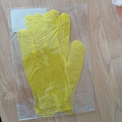 China Disposable Powder Free Vinyl Exam Gloves 9 Intch Vinyl Medical Gloves AQL4.0 for sale