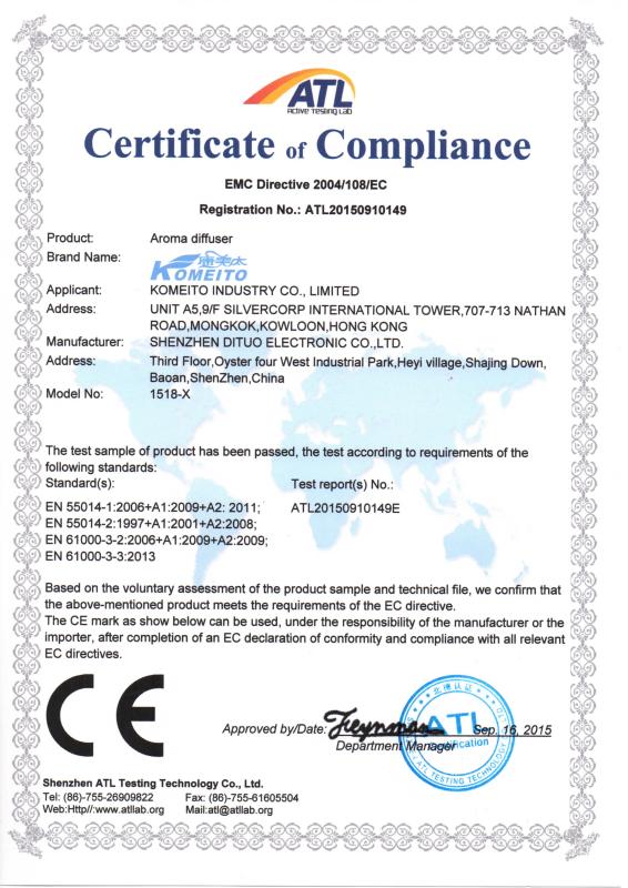 CE - Shenzhen Dituo Electronic Co.,Ltd. 