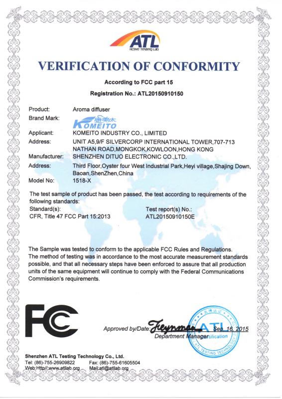 FCC - Shenzhen Dituo Electronic Co.,Ltd. 