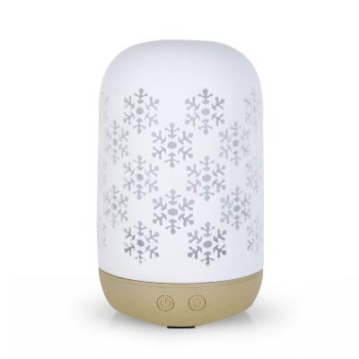 China Snow Symmetric 2.4MHZ Portable Ultrasonic Diffuser , 12W Living Room Oil Diffuser for sale