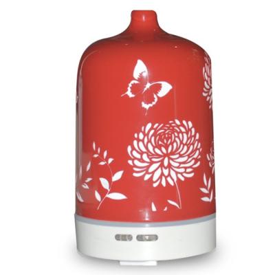 China 30-50m2 Red Electric Ceramic Aroma Diffuser ROHS Approval for sale