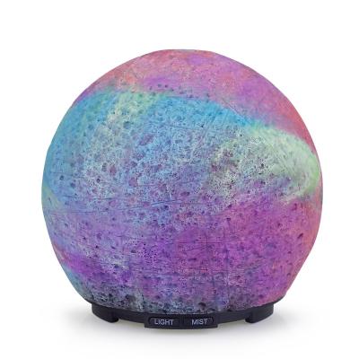 China Polyresin Resin Night Light Oil Diffuser , 9W 200ml Aroma Ultrasonic Humidifier for sale