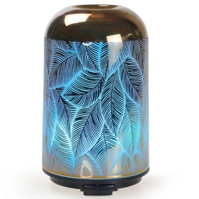 China Ultrasonic 7 Color Changing Aroma Diffuser , 20-30ml/H 100ml Luxury Fragrance Diffuser for sale