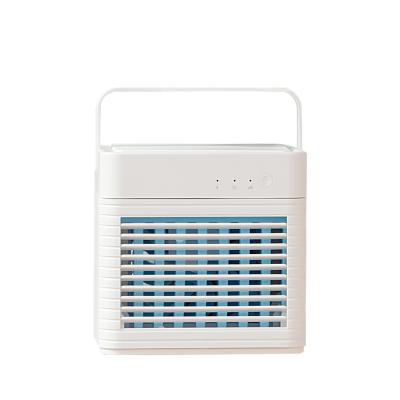 China Noiseless Mini Rechargeable Air Cooler Fan Outdoor Use DC 5V 1A for sale