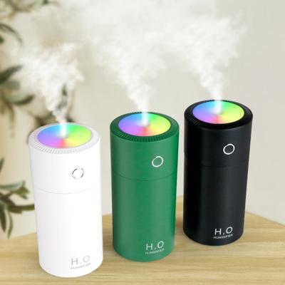 China Colorful Lighting Mini Cool Mist USB Humidifier 310ml For Car And Home for sale