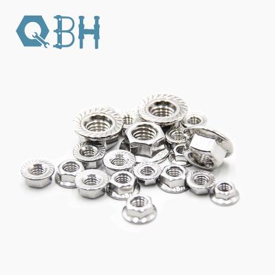China Galvanized 304 Stainless Steel Flange Nuts M3 - M90 for sale