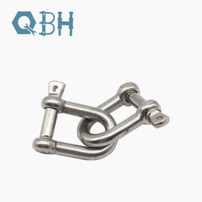China Stainless Steel European D Shackle 316 / 304 Cold Forming for sale