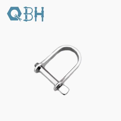 China Ss316 Ss304 Plated D Type Shackle / Plate Bow Type Shackle for sale