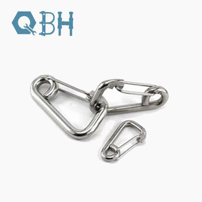 China 304 Stainless Steel Simple Spring Hook Rigging Hardware Fitting 316 for sale