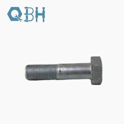 China Carbon Steel Hexagonal Screws Outer Hex Bolt DIN933 For Electrical Tower Pylon for sale