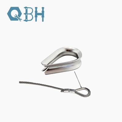 China Capel Triangle Heart Ring For DIN6899 Wire Rope European Thin Thimble for sale