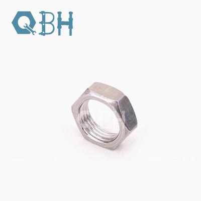 China DIN439 M8 - M52 Staniless Steel SS304 A2-70 SS316 A4-70 Hex Hexagon Thin Half Nut for sale