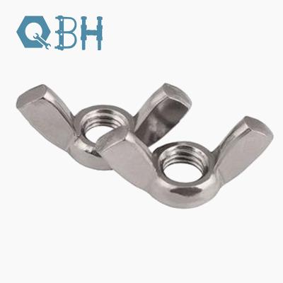 China DIN314 Stainless Steel Thread Fastener Nuts Tap Faucet Accessories Wing Nuts for sale
