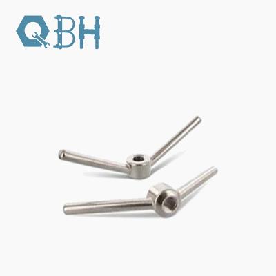 China Qbh Stainless Steel Nut Fastener Hardware Coarse And Fine Thread Wing Nuts DIN 80701 for sale
