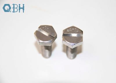 China Non-standard metric Hexagon slotted bolts stainless steel 304 316 A2 A4 for sale