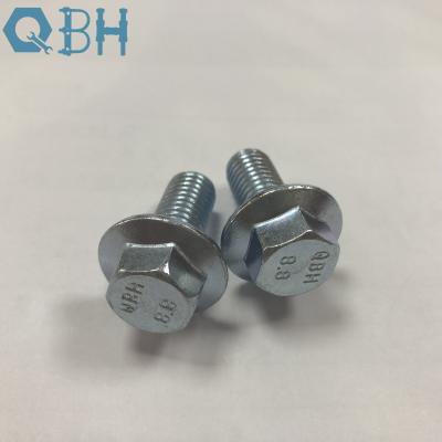 China DIN 6921 Serrate CL8.8 Stainless Steel Flange Bolts Metric for sale