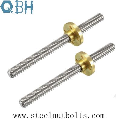 China HDG Treatment Acme Metric Threaded Rod Carbon Steel for sale