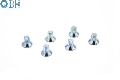 China DIN 965 Cross Recessed Countersunk Flat Head Screws Zinc Plating for sale