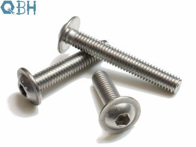 China Button Flanged Socket Head Cap Screw Stainless Steel 304 316 ISO 7380-2 for sale